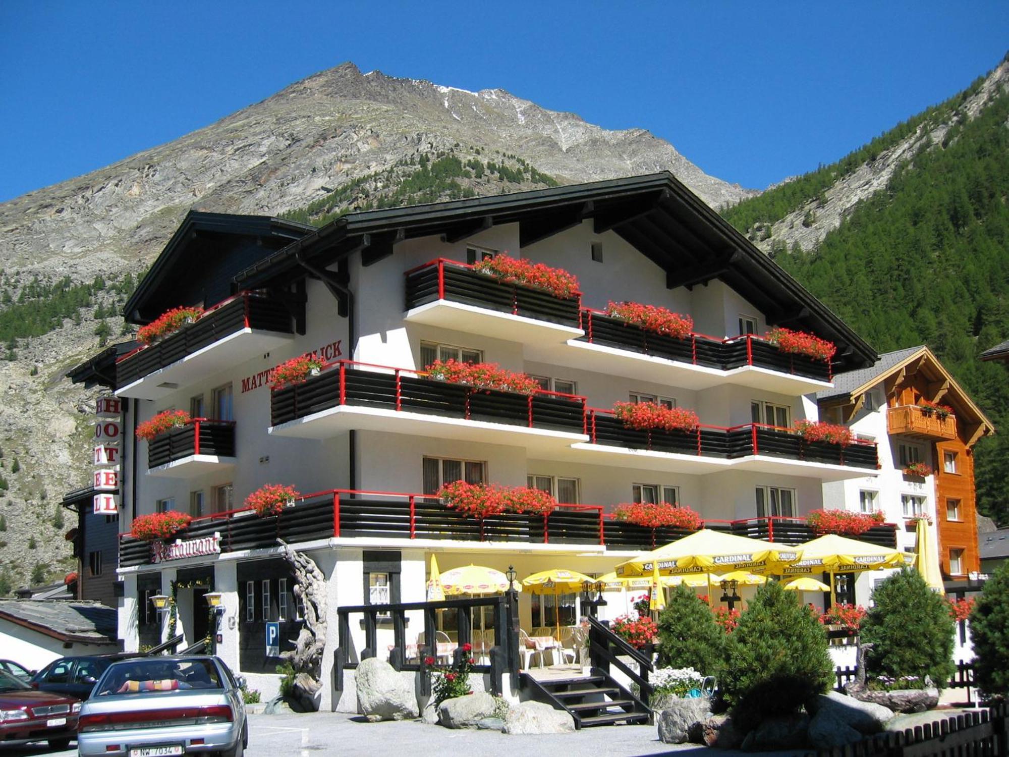 Hotel Restaurant Mattmarkblick 사스-알마겔 외부 사진