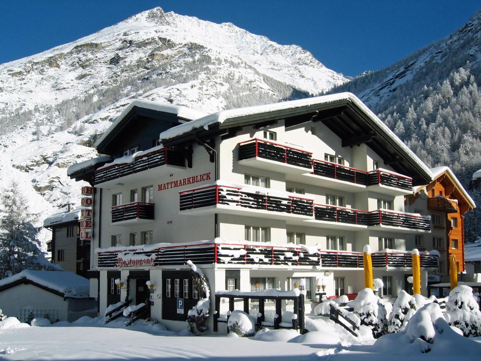 Hotel Restaurant Mattmarkblick 사스-알마겔 외부 사진