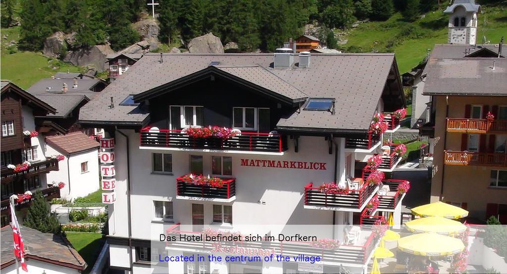 Hotel Restaurant Mattmarkblick 사스-알마겔 외부 사진